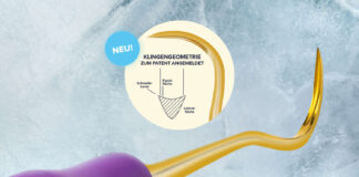 Young Innovations präsentiert Glacier™, eine neue Generation schärffreier Scaler und Küretten